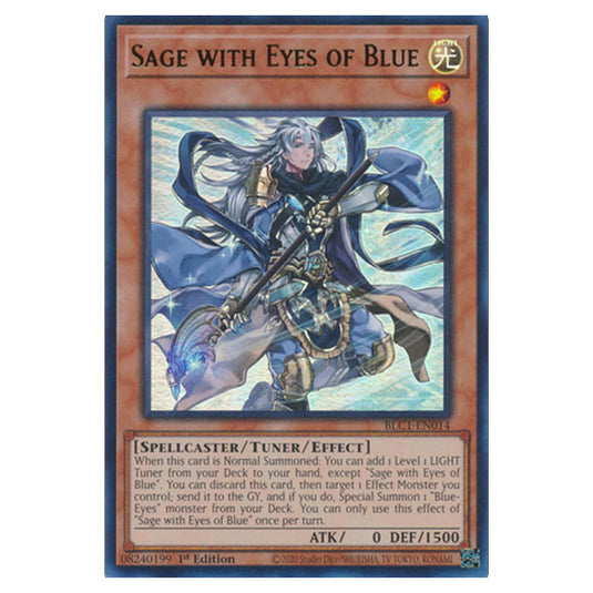 Yu-Gi-Oh! - Battles of Legend: Chapter 1 - Sage with Eyes of Blue (Gold) (Ultra Rare) BLC1-EN014