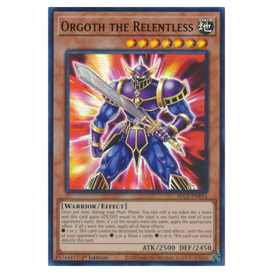 Yu-Gi-Oh! - Battles of Legend: Chapter 1 - Orgoth the Relentless (Gold) (Ultra Rare) BLC1-EN016