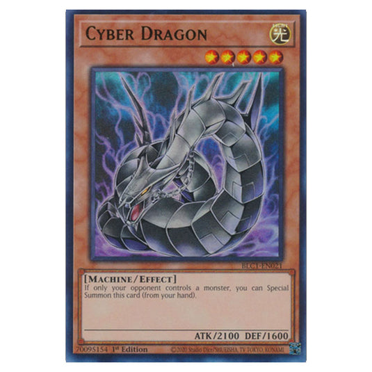 Yu-Gi-Oh! - Battles of Legend: Chapter 1 - Cyber Dragon (Alternate Art) (Silver) (Ultra Rare) BLC1-EN021a