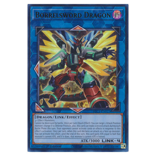 Yu-Gi-Oh! - Battles of Legend: Chapter 1 - Borrelsword Dragon (Alternate Art) (Silver) (Ultra Rare) BLC1-EN023a