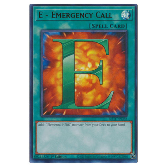 Yu-Gi-Oh! - Battles of Legend: Chapter 1 - E - Emergency Call (Gold) (Ultra Rare) BLC1-EN032