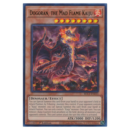 Yu-Gi-Oh! - Battles of Legend: Chapter 1 - Dogoran, the Mad Flame Kaiju (Gold) (Ultra Rare) BLC1-EN033