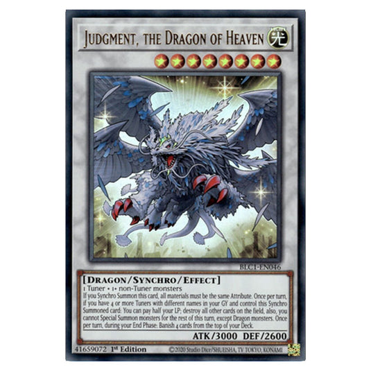 Yu-Gi-Oh! - Battles of Legend: Chapter 1 - Judgment, the Dragon of Heaven (Silver) (Ultra Rare) BLC1-EN046a