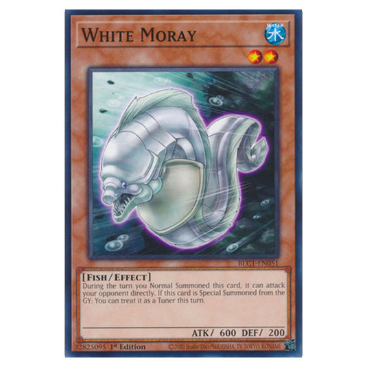 Yu-Gi-Oh! - Battles of Legend: Chapter 1 - White Moray (Common) BLC1-E Yu-Gi-Oh! - Battles of Legend: Chapter 1 - White Moray (Common) BLC1-E