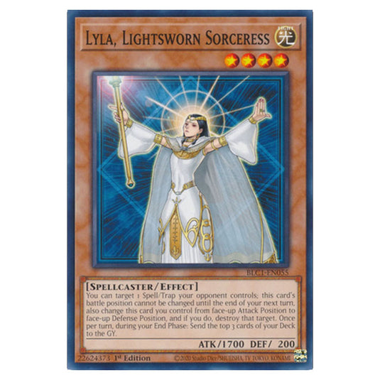 Yu-Gi-Oh! - Battles of Legend: Chapter 1 - Lyla, Lightsworn Sorceress (Common) BLC1-EN055