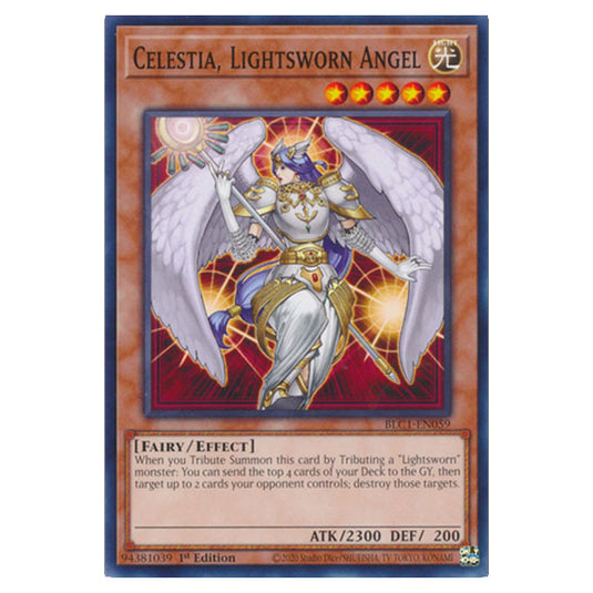 Yu-Gi-Oh! - Battles of Legend: Chapter 1 - Celestia, Lightsworn Angel (Common) BLC1-EN059