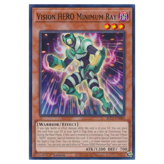 Yu-Gi-Oh! - Battles of Legend: Chapter 1 - Vision HERO Minimum Ray (Common) BLC1-EN080