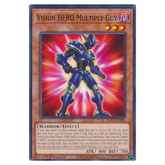 Yu-Gi-Oh! - Battles of Legend: Chapter 1 - Vision HERO Multiply Guy (Common) BLC1-EN081