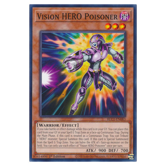 Yu-Gi-Oh! - Battles of Legend: Chapter 1 - Vision HERO Poisoner (Common) BLC1-EN083