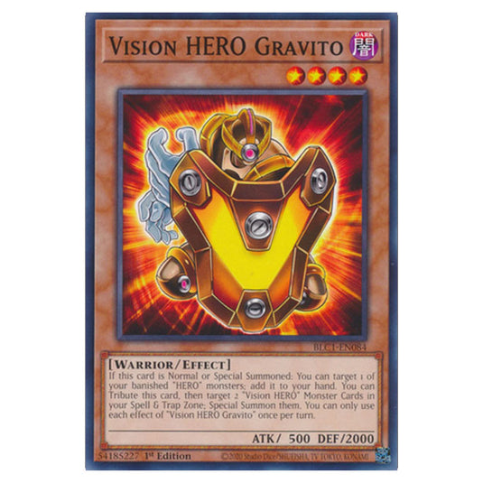 Yu-Gi-Oh! - Battles of Legend: Chapter 1 - Vision HERO Gravito (Common) BLC1-EN084