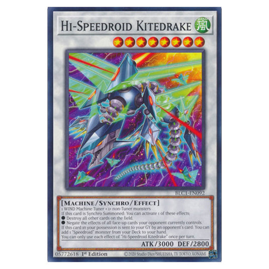 Yu-Gi-Oh! - Battles of Legend: Chapter 1 - Hi-Speedroid Kitedrake (Common) BLC1-EN092