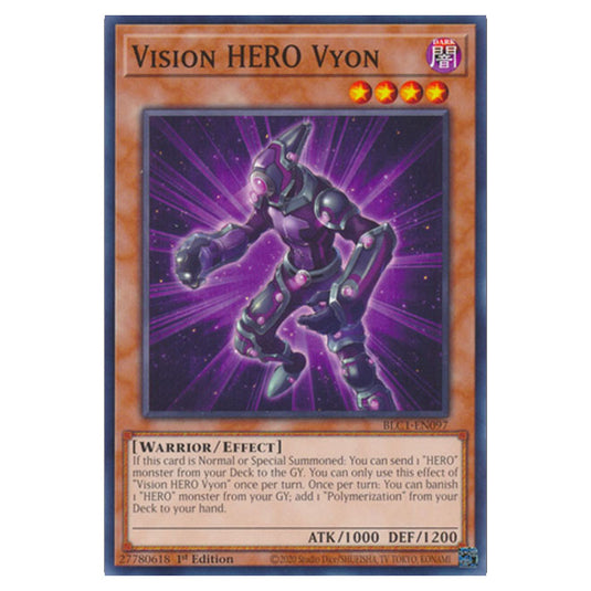 Yu-Gi-Oh! - Battles of Legend: Chapter 1 - Vision HERO Vyon (Common) BLC1-EN097