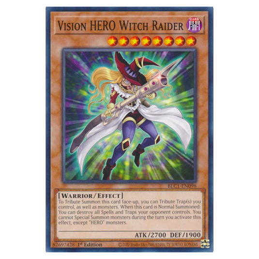 Yu-Gi-Oh! - Battles of Legend: Chapter 1 - Vision HERO Witch Raider (Common) BLC1-EN098