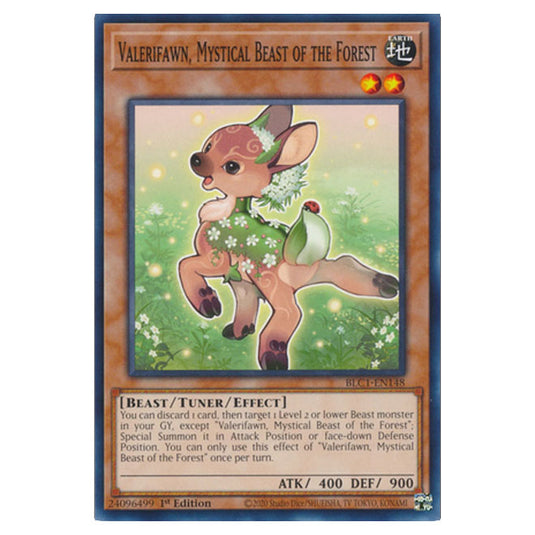 Yu-Gi-Oh! - Battles of Legend: Chapter 1 - Valerifawn, Mystical Beast of the Forest (Common) BLC1-EN148
