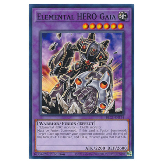 Yu-Gi-Oh! - Battles of Legend: Chapter 1 - Elemental HERO Gaia (Common) BLC1-EN154