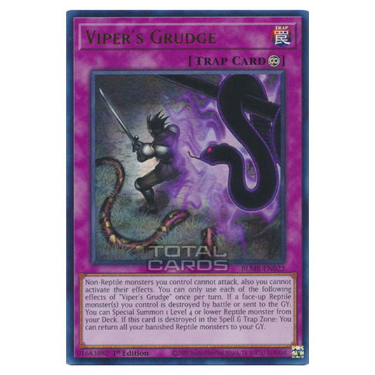 Yu-Gi-Oh! - Battles of Legend: Monstrous Revenge - Viper's Grudge (Ultra Rare) BLMR-EN022