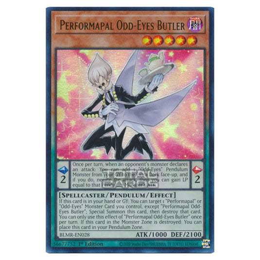 Yu-Gi-Oh! - Battles of Legend: Monstrous Revenge - Performapal Odd-Eyes Butler (Ultra Rare) BLMR-EN028