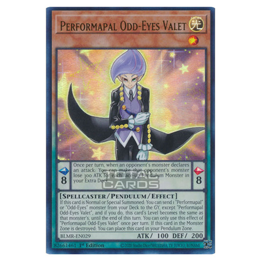 Yu-Gi-Oh! - Battles of Legend: Monstrous Revenge - Performapal Odd-Eyes Valet (Ultra Rare) BLMR-EN029