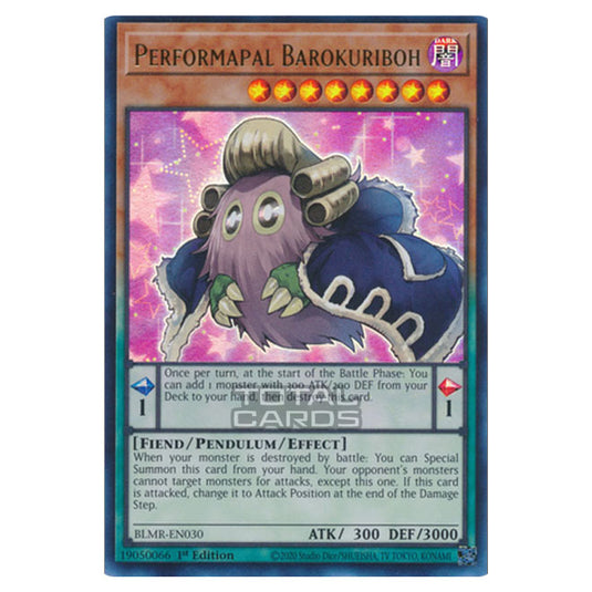 Yu-Gi-Oh! - Battles of Legend: Monstrous Revenge - Performapal Barokuriboh (Ultra Rare) BLMR-EN030