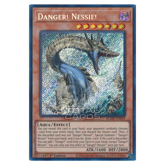 Yu-Gi-Oh! - Battles of Legend: Monstrous Revenge - Danger! Nessie! (Quarter Century Secret Rare) BLMR-EN059a