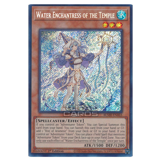 Yu-Gi-Oh! - Battles of Legend: Monstrous Revenge - Water Enchantress of the Temple (Secret Rare) BLMR-EN065