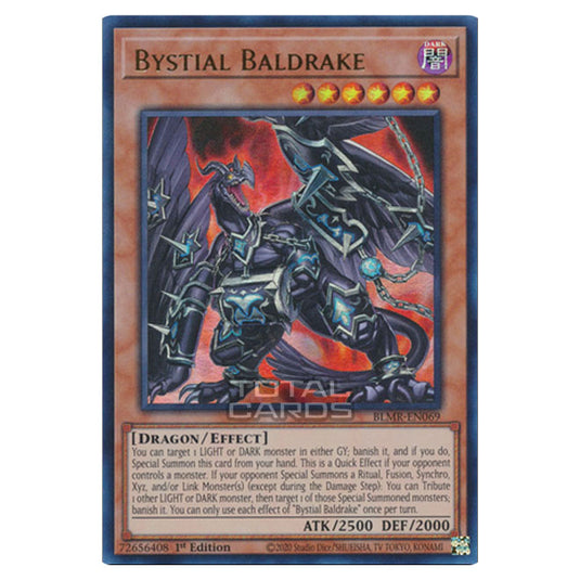 Yu-Gi-Oh! - Battles of Legend: Monstrous Revenge - Bystial Baldrake (Ultra Rare) BLMR-EN069