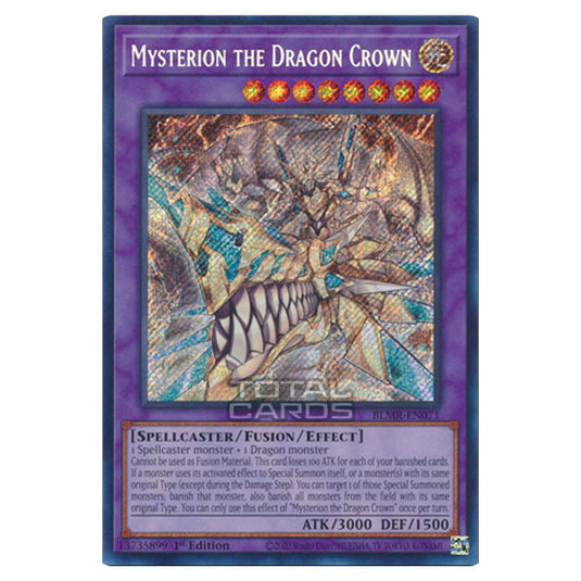 Yu-Gi-Oh! - Battles of Legend: Monstrous Revenge - Mysterion the Dragon Crown (Secret Rare) BLMR-EN071