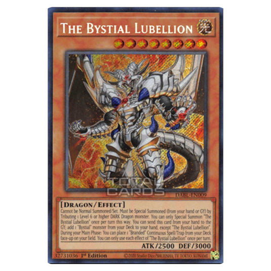 Yu-Gi-Oh! - Battles of Legend: Monstrous Revenge - The Bystial Lubellion (Quarter Century Secret Rare) BLMR-EN103a