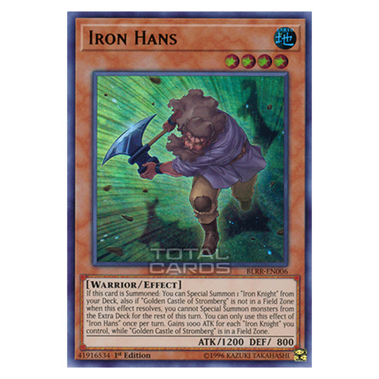 Yu-Gi-Oh! - Battles of Legend: Relentless Revenge - Iron Hans (Ultra Rare) BLRR-EN006