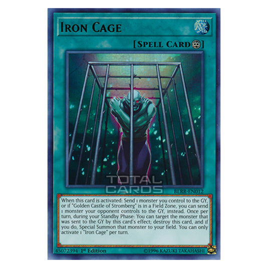 Yu-Gi-Oh! - Battles of Legend: Relentless Revenge - Iron Cage (Ultra Rare) BLRR-EN012