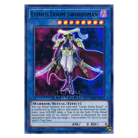 Yu-Gi-Oh! - Battles of Legend: Relentless Revenge - Litmus Doom Swordsman (Ultra Rare) BLRR-EN013