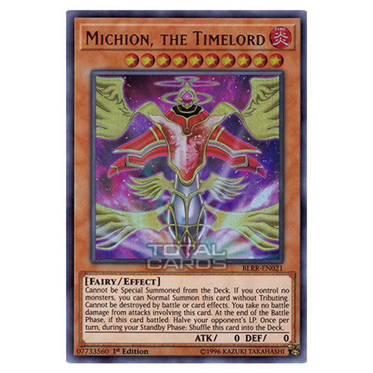 Yu-Gi-Oh! - Battles of Legend: Relentless Revenge - Michion, the Timelord (Ultra Rare) BLRR-EN021