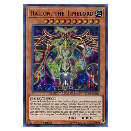 Yu-Gi-Oh! - Battles of Legend: Relentless Revenge - Hailon, the Timelord (Ultra Rare) BLRR-EN022