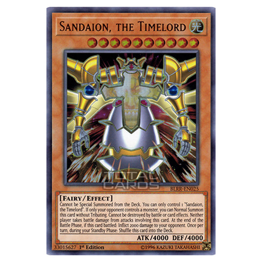 Yu-Gi-Oh! - Battles of Legend: Relentless Revenge - Sandaion, the Timelord (Ultra Rare) BLRR-EN025