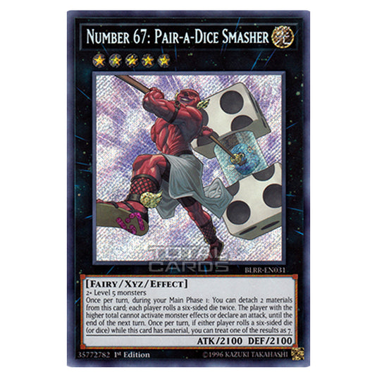 Yu-Gi-Oh! - Battles of Legend: Relentless Revenge - Number 67: Pair-a-Dice Smasher (Secret Rare) BLRR-EN031