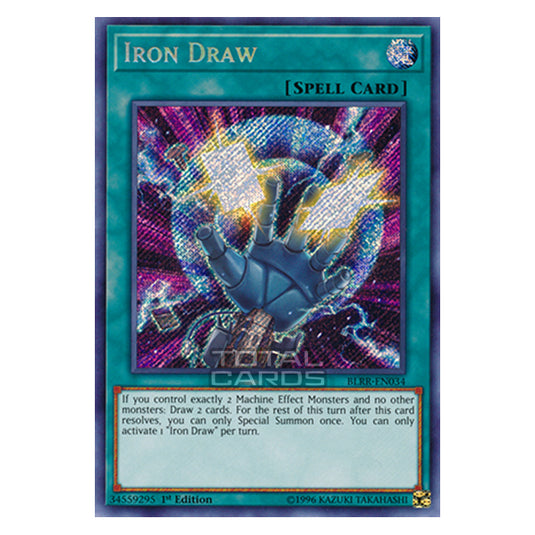 Yu-Gi-Oh! - Battles of Legend: Relentless Revenge - Iron Draw (Secret Rare) BLRR-EN034