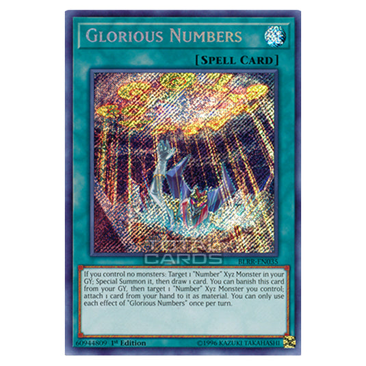 Yu-Gi-Oh! - Battles of Legend: Relentless Revenge - Glorious Numbers (Secret Rare) BLRR-EN035