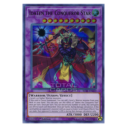 Yu-Gi-Oh! - Battles of Legend: Relentless Revenge - Idaten the Conqueror Star (Ultra Rare) BLRR-EN039