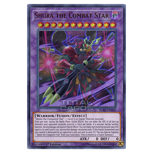 Yu-Gi-Oh! - Battles of Legend: Relentless Revenge - Shura the Combat Star (Ultra Rare) BLRR-EN040