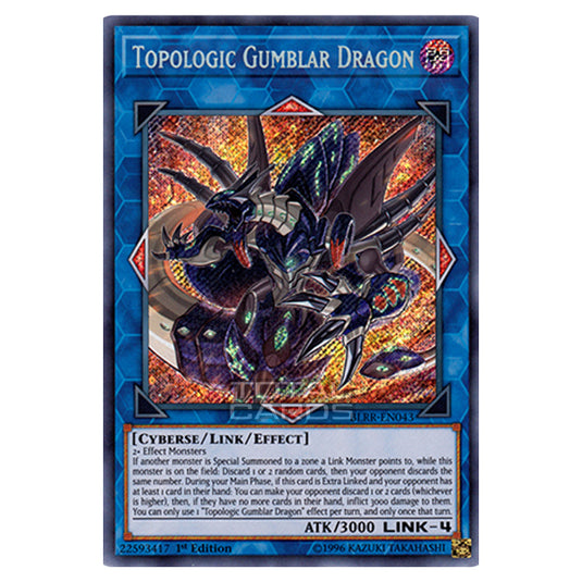 Yu-Gi-Oh! - Battles of Legend: Relentless Revenge - Topologic Gumblar Dragon (Secret Rare) BLRR-EN043