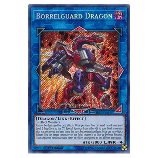 Yu-Gi-Oh! - Battles of Legend: Relentless Revenge - Borrelguard Dragon (Secret Rare) BLRR-EN044