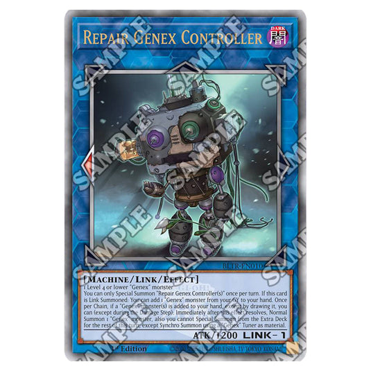 Repair Genex Controller BLTR-EN010a card from the Yu-Gi-Oh! set Battles of Legend: Terminal Revenge