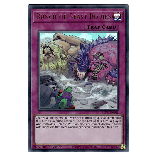 Bunch of Beast Bodies BLTR-EN042 card from the Yu-Gi-Oh! set Battles of Legend: Terminal Revenge