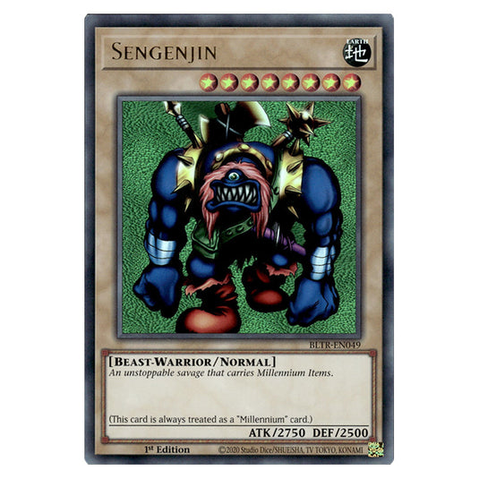 Sengenjin BLTR-EN049 card from the Yu-Gi-Oh! set Battles of Legend: Terminal Revenge