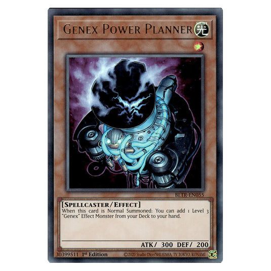 Genex Power Planner BLTR-EN055 card from the Yu-Gi-Oh! set Battles of Legend: Terminal Revenge