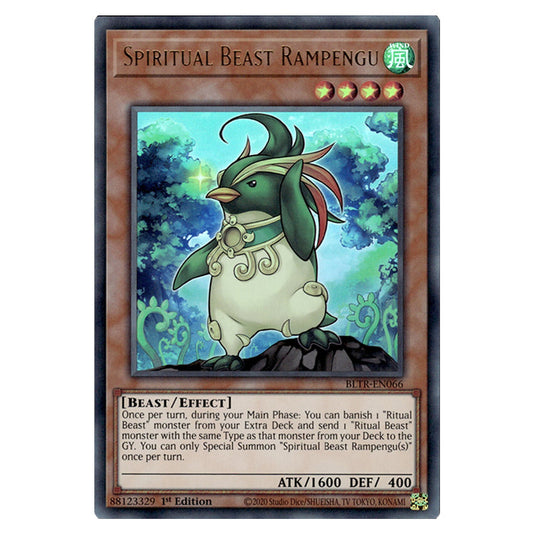 Spiritual Beast Rampengu BLTR-EN066 card from the Yu-Gi-Oh! set Battles of Legend: Terminal Revenge