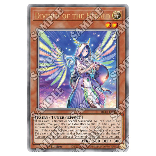 Diviner of the Herald BLTR-EN072a card from the Yu-Gi-Oh! set Battles of Legend: Terminal Revenge