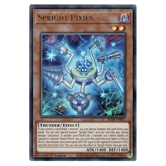 Spright Pixies BLTR-EN077 card from the Yu-Gi-Oh! set Battles of Legend: Terminal Revenge