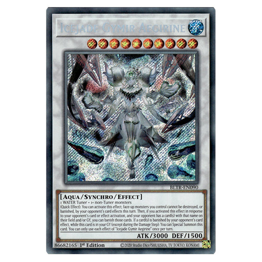 Icejade Gymir Aegirine BLTR-EN090 card from the Yu-Gi-Oh! set Battles of Legend: Terminal Revenge