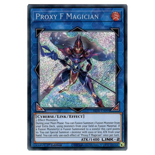 Proxy F Magician BLTR-EN094 card from the Yu-Gi-Oh! set Battles of Legend: Terminal Revenge